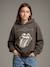 Sweat The Rolling Stones fille à capuche anthracite - vertbaudet enfant 