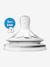 Lot de 2 tétines Philips AVENT Natural, 5 débits TRANSPARENT - vertbaudet enfant 