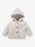 Veste burnous en sherpa Bébé écru - vertbaudet enfant 