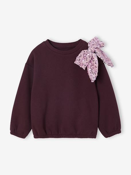 Fille-Sweat fille noeud en sequins 
