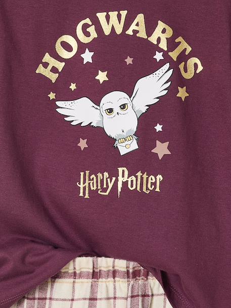 Pyjama fille Harry Potter en flanelle prune - vertbaudet enfant 