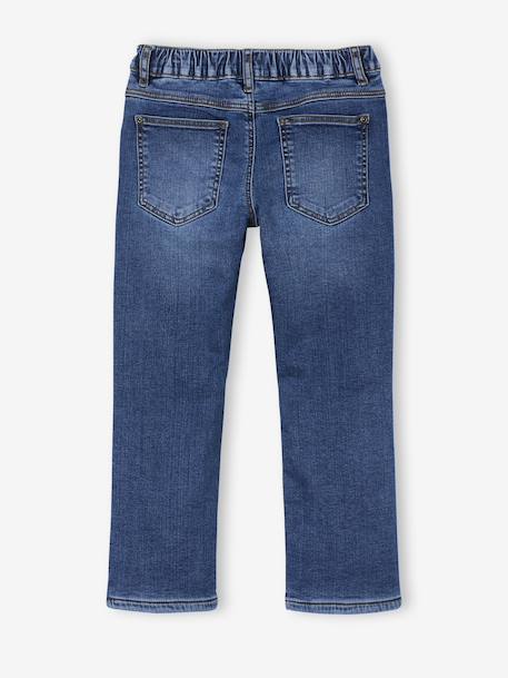 Jean denim doublé maille polaire garçon stone - vertbaudet enfant 