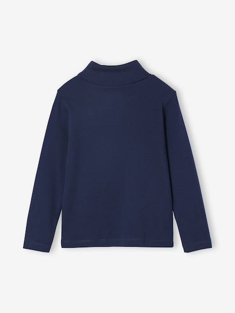 Set van 3 dunne coltruien voor jongens marineblauw - vertbaudet enfant 