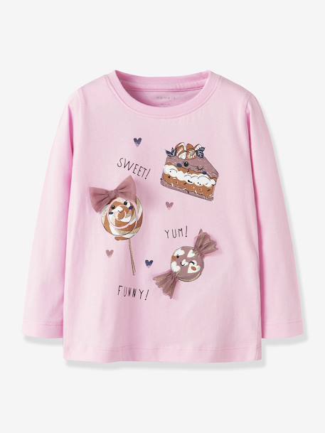 Fille-T-shirt, sous-pull-T-shirt à manches longues pour fille avec motifs 3D NMFNINNA NAME IT