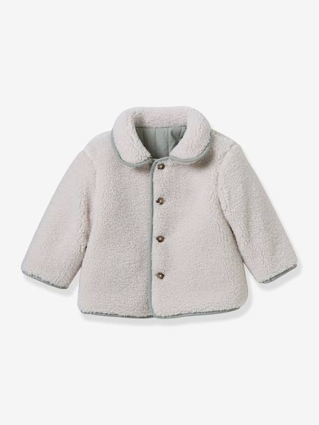 Veste réversible bébé vert d'eau - vertbaudet enfant 