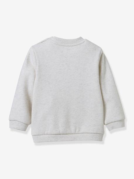 CYRILLUS sweater met letters van Liberty stof, baby, biologisch katoen beige - vertbaudet enfant 