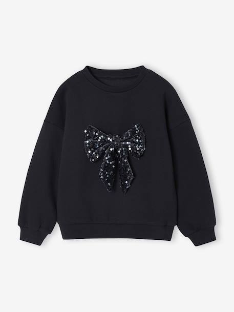 Fille-Sweat fille Noël noeud en sequins 