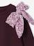 Sweat fille noeud en sequins prune - vertbaudet enfant 