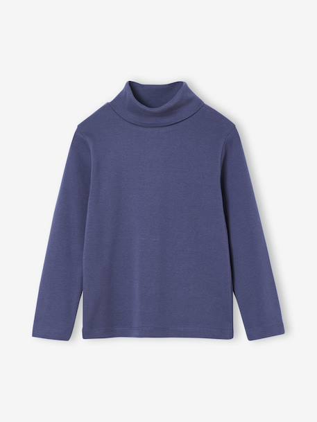 Set van 3 dunne coltruien voor jongens marineblauw - vertbaudet enfant 