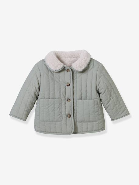 Veste réversible bébé vert d'eau - vertbaudet enfant 