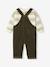 Babyset sweater + salopet kaki - vertbaudet enfant 