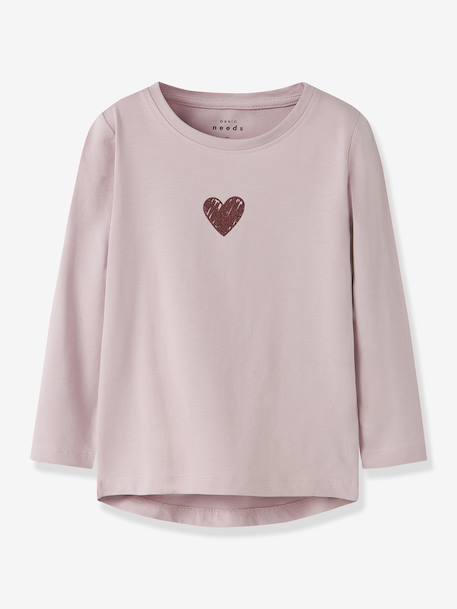 Fille-T-shirt, sous-pull-T-shirt à manches longues pour fille avec imprimé NMFVIX NAME IT