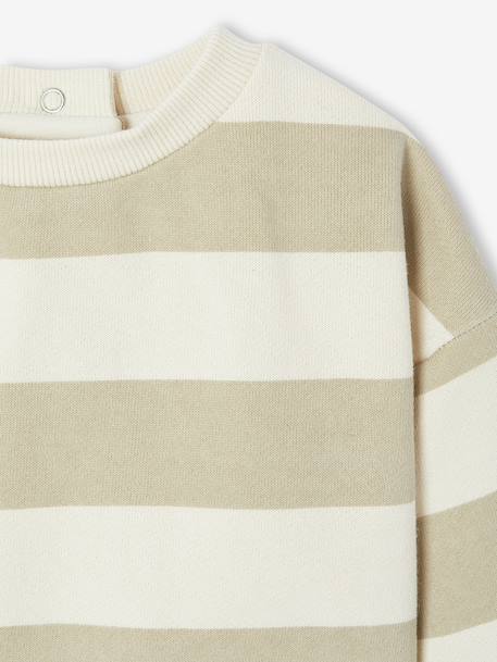 Babyset sweater + salopet kaki - vertbaudet enfant 