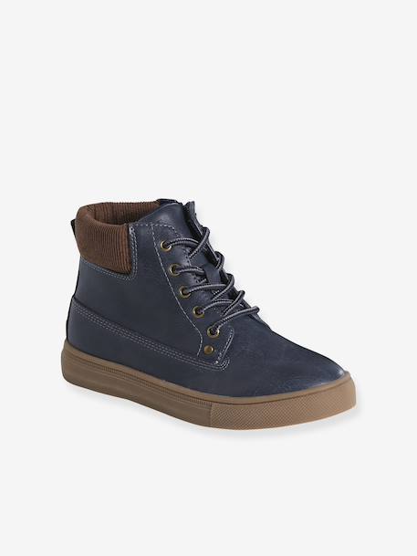 Boots enfant garçon synthétique zippées marine - vertbaudet enfant 