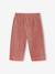 Pantalon bébé en velours forme large vieux rose - vertbaudet enfant 