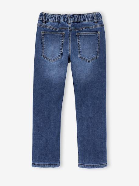 Gevoerde denim jeans voor jongens stone - vertbaudet enfant 