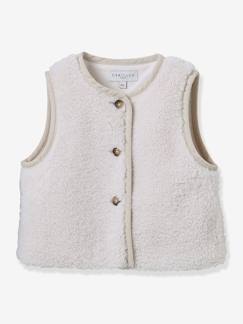 Bébé-Manteau, combipilote, nid d'ange-Manteau-Veste sans manches en sherpa bébé