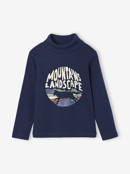 Set van 3 dunne coltruien voor jongens marineblauw - vertbaudet enfant 