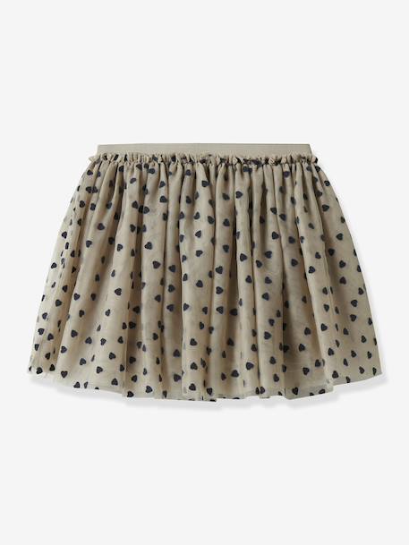 Jupe en tulle pour fille avec cœurs NMFNEA NAME IT beige - vertbaudet enfant 
