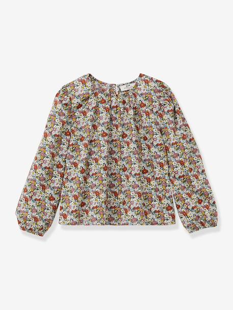 Blouse en tissu Liberty Libby fille rose - vertbaudet enfant 