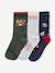 Coffret de 3 paires de chaussettes Noël gris chiné - vertbaudet enfant 