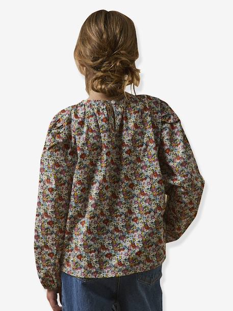Blouse en tissu Liberty Libby fille rose - vertbaudet enfant 