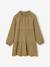 Ensemble fille 3 pièces robe gilet sherpa collant olive - vertbaudet enfant 