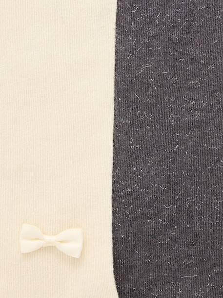 Lot de 2 paires de collants fille spécial fêtes écru - vertbaudet enfant 