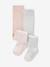 Lot de 2 paires de collants bébé fille rose nude - vertbaudet enfant 