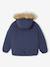 Parka garçon à capuche doublée polaire marine - vertbaudet enfant 
