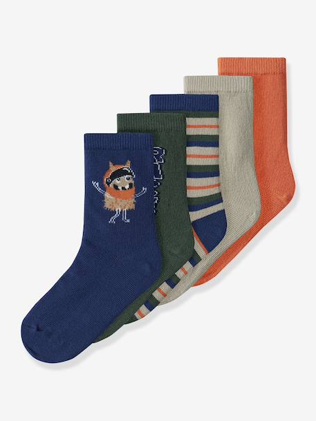 Garçon-Lot de 5 paires de chaussettes pour garçons NMMVAGN NAME IT