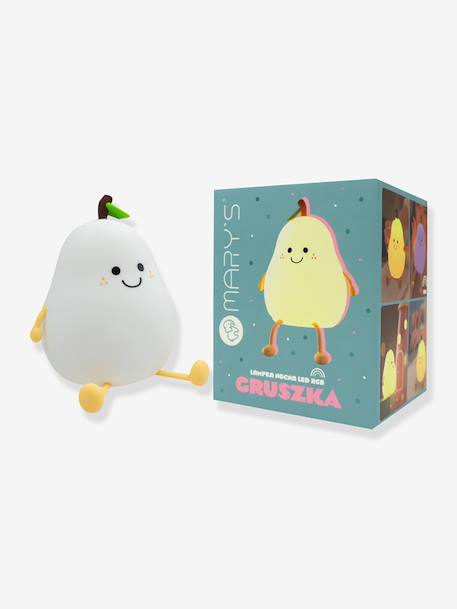 Veilleuse rechargeable poire blanc - vertbaudet enfant 