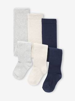 Bébé-Chaussettes, Collants-Lot de 3 collants bébé maille