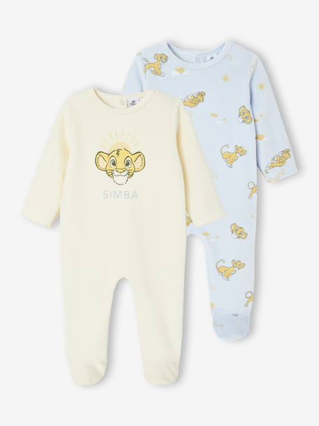 Bébé-Lot de 2 dors-bien Disney Le Roi Lion en velours