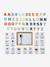 Ardoise d'apprentissage des lettres en bois FSC® blanc - vertbaudet enfant 