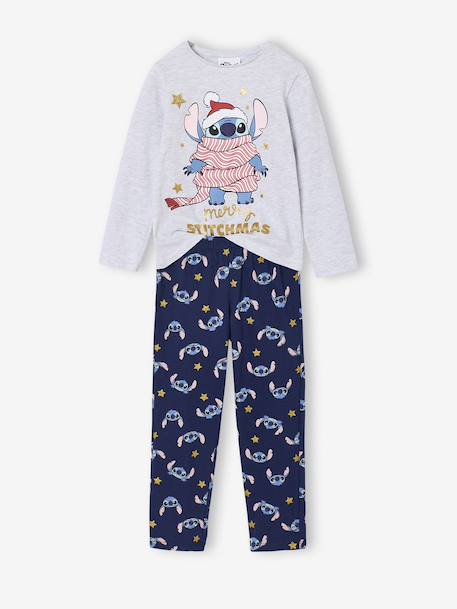 Pyjama fille noël Disney Lilo & Stitch marine - vertbaudet enfant 