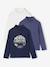 Set van 3 dunne coltruien voor jongens marineblauw - vertbaudet enfant 