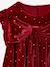 Robe fille noël à noeud velours lisse rouge - vertbaudet enfant 
