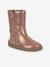 Blotevoetenlaarzen voor meisjes BAREFOOT ZERU TEX Froddo fuchsia+rouge - vertbaudet enfant 