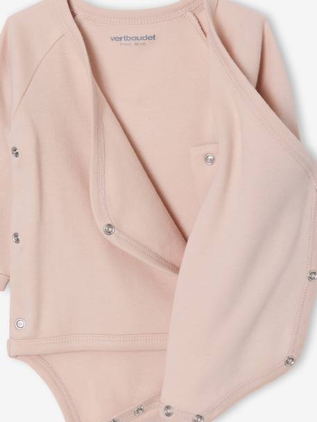 Ensemble pyjama bébé + 2 bodies coffret cadeau naissance écru - vertbaudet enfant 