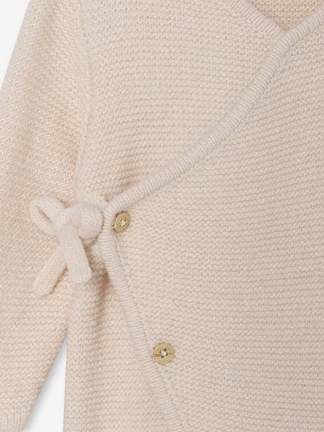 Ensemble naissance combinaison + doudou beige chiné - vertbaudet enfant 