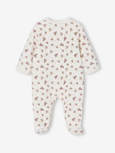 Ensemble pyjama bébé + 2 bodies coffret cadeau naissance écru - vertbaudet enfant 
