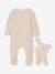 Ensemble naissance combinaison + doudou beige chiné - vertbaudet enfant 