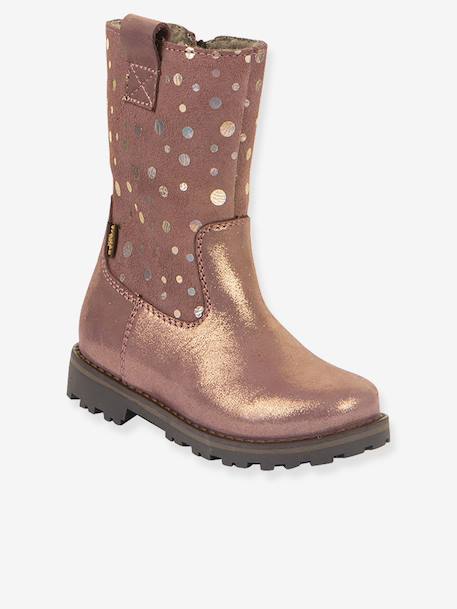 Bottes fille MAXINE TEX Froddo blush+bordeaux - vertbaudet enfant 