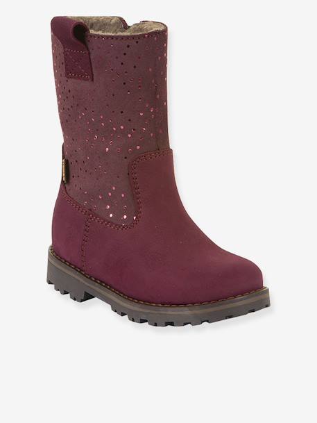 Bottes fille MAXINE TEX Froddo blush+bordeaux - vertbaudet enfant 