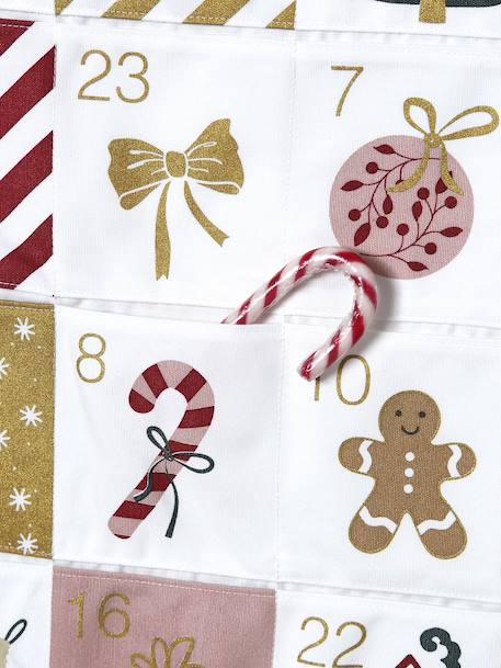 Adventskalender van stof FESTON goudbeige - vertbaudet enfant 