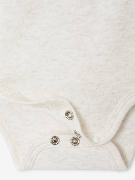 Pyjama bébé en velours + 2 bodies coffret cadeau naissance écru - vertbaudet enfant 