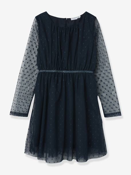 Meisjeskleding donkerblauw+rozenhout - vertbaudet enfant 