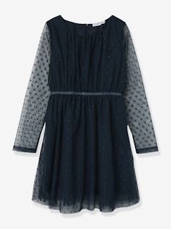 Robe de fête pour fille NKFVABOS NAME IT, tulle plumetis  - vertbaudet enfant