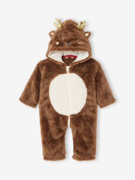 Surpyjama naissance renne noix de pécan - vertbaudet enfant 